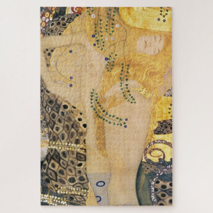 Gustav Klimt - Wasserläufe I Puzzle