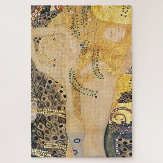 Gustav Klimt - Wasserläufe I Puzzle (Vertikal)