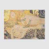 Gustav Klimt - Wasserläufe I Seidenpapier (Vorderseite)