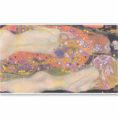 Gustav Klimt - Wasserläufe II Aufkleber (Vorderseite)