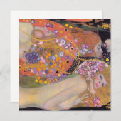 Gustav Klimt - Wasserläufe II Einladung (Vorne/Hinten)
