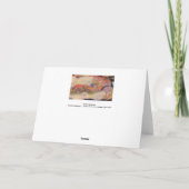 Gustav Klimt - Wasserläufe II Karte (Rückseite)