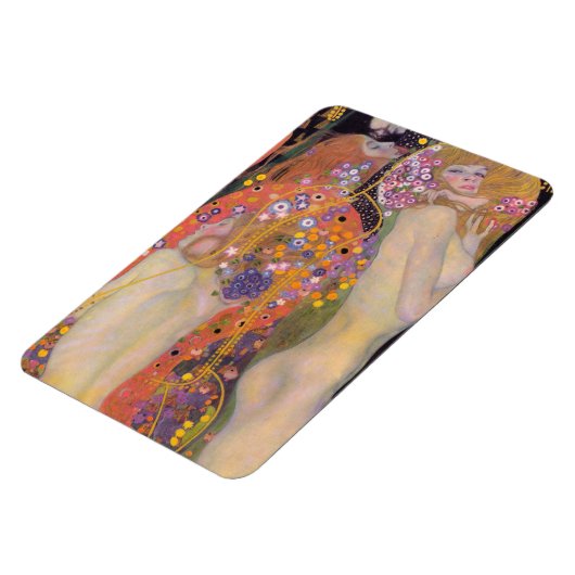 Gustav Klimt - Wasserläufe II Magnet (Linke Seite)