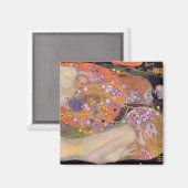 Gustav Klimt - Wasserläufe II Magnet (Vorderseite/Rückseite)