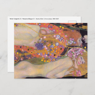 Gustav Klimt - Wasserläufe II Postkarte