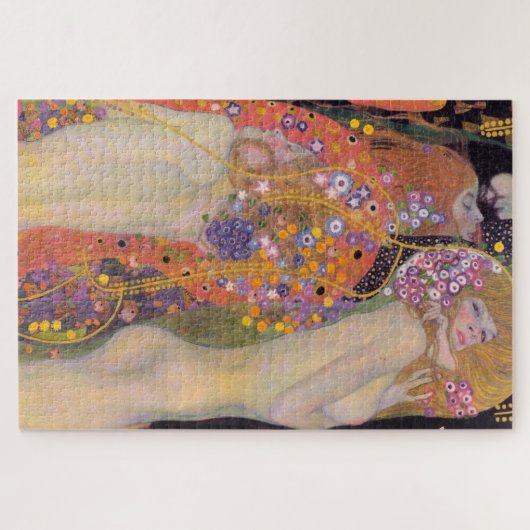 Gustav Klimt - Wasserläufe II Puzzle (Horizontal)