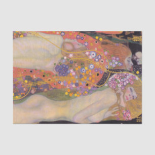 Gustav Klimt - Wasserläufe II Seidenpapier