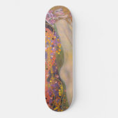 Gustav Klimt - Wasserläufe II Skateboard (Vorderseite)