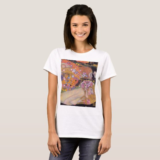 Gustav Klimt - Wasserläufe II T-Shirt (Vorne ganz)