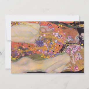Gustav Klimt - Wasserschlangen II Dankeskarte