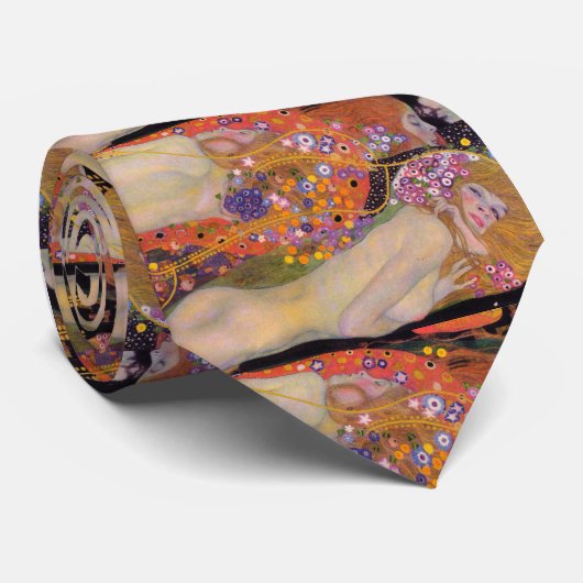 Gustav Klimt , "Wasserschlangen II (Freundinnen)" Krawatte (Gerollt)