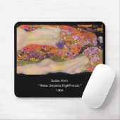 Gustav Klimt , "Wasserschlangen II (Freundinnen)" Mousepad (Mit Mouse)