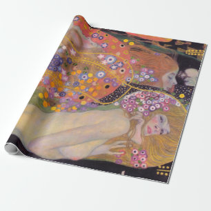 Gustav Klimt - Wasserschlangen II Geschenkpapier