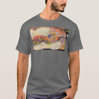 Gustav Klimt Wasserschlangen II Wasserschlangen II T-Shirt