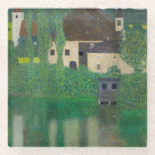 Gustav Klimt - Wasserschloss Glasuntersetzer