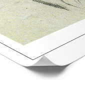 Gustav Klimt Zedign Art Poster #153 (Ecke)