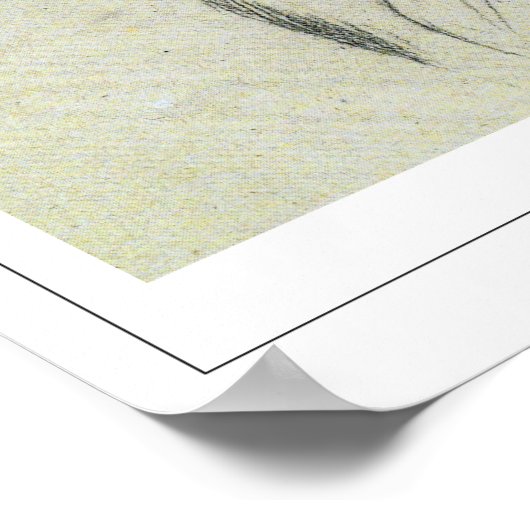 Gustav Klimt Zedign Art Poster #153 (Ecke)