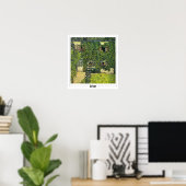Gustav Klimt Zedign Art Poster #20 (Heimbüro)