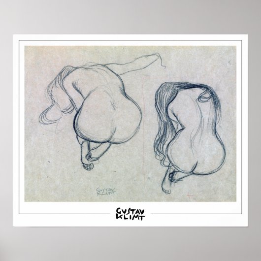 Gustav Klimt Zedign Art Poster #209 (Vorne)