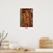 Gustav Klimt Zedign Art Poster #25 (Küche)