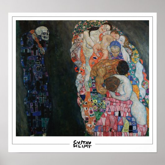 Gustav Klimt Zedign Art Poster #257 (Vorne)
