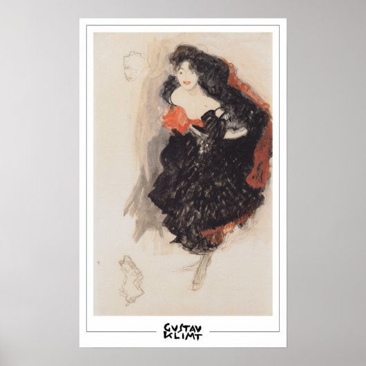 Gustav Klimt Zedign Art Poster #369 (Vorne)