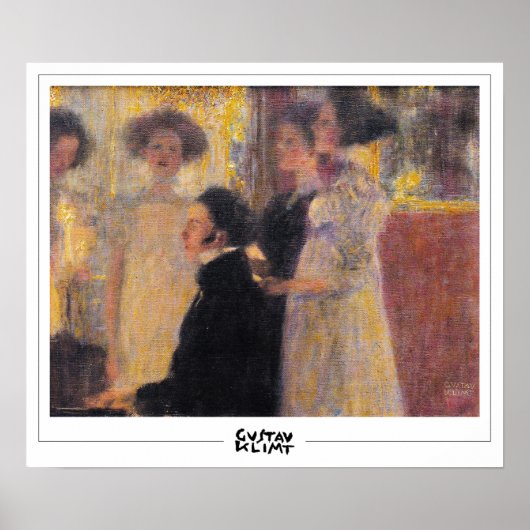 Gustav Klimt Zedign Art Poster #391 (Vorne)