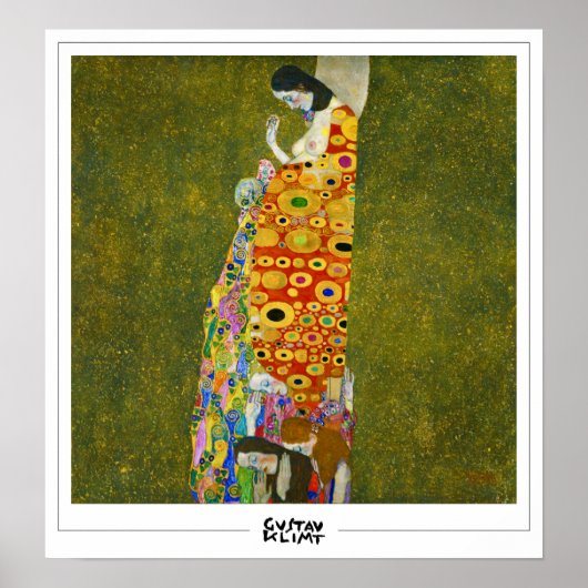 Gustav Klimt Zedign Art Poster #4 (Vorne)