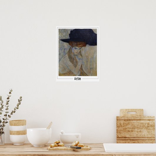 Gustav Klimt Zedign Art Poster #457 (Küche)