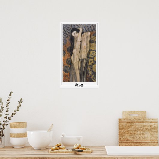 Gustav Klimt Zedign Art Poster #491 (Küche)