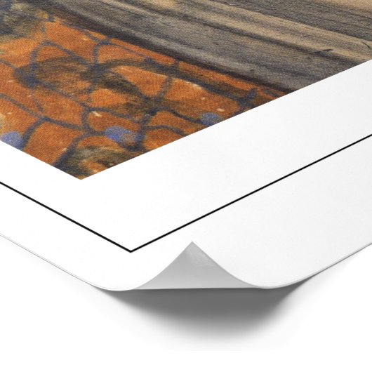 Gustav Klimt Zedign Art Poster #491 (Ecke)