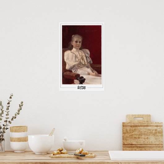 Gustav Klimt Zedign Art Poster #521 (Küche)