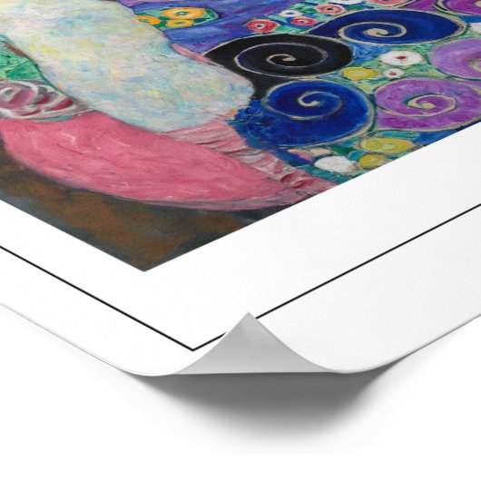 Gustav Klimt Zedign Art Poster #8 (Ecke)