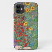 Gustav Klimts Bauerngarten mit Sonnenblumen Case-Mate iPhone Hülle (Rückseite)