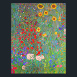 Gustav Klimts Bauerngarten mit Sonnenblumen Fotodruck<br><div class="desc">Gustav Klimts Bauerngarten mit Sonnenblumen Lebensmitteltasche.</div>
