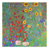 Gustav Klimts Bauerngarten mit Sonnenblumen