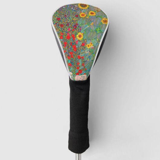 Gustav Klimts Bauerngarten mit Sonnenblumen Golf Headcover (Vorderseite)