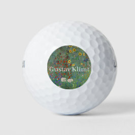 Gustav Klimts Bauerngarten mit Sonnenblumen Golfball