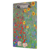 Gustav Klimts Bauerngarten mit Sonnenblumen Klemmbrett (Links)