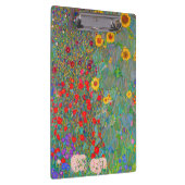 Gustav Klimts Bauerngarten mit Sonnenblumen Klemmbrett (Rechts)