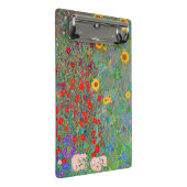 Gustav Klimts Bauerngarten mit Sonnenblumen Mini Klemmbrett (Schrägansicht)