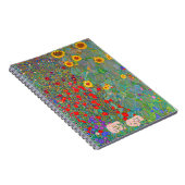 Gustav Klimts Bauerngarten mit Sonnenblumen Notizblock (Rechte Seite)