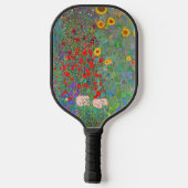 Gustav Klimts Bauerngarten mit Sonnenblumen Pickleball Schläger (Rückseite)