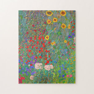Gustav Klimts Bauerngarten mit Sonnenblumen Puzzle
