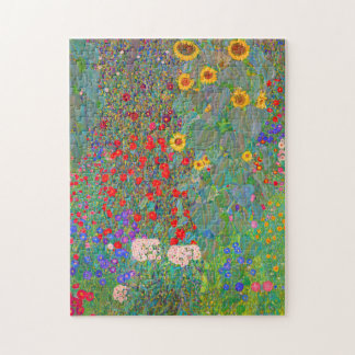 Gustav Klimts Bauerngarten mit Sonnenblumen Puzzle