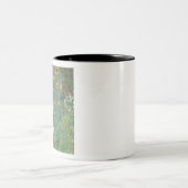 Gustav Klimts Bauerngarten mit Sonnenblumen Zweifarbige Tasse (Mittel)