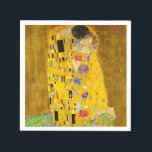 Gustav Klimts berühmtes Bild von Kiss Serviette<br><div class="desc">Gustav Klimts berühmtes Bild Napkins von Kiss. Berühmtes Bild von Gustav Klimt.</div>