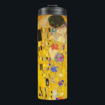 Gustav Klimts berühmtes Bild von Kiss Thermosbecher<br><div class="desc">Gustav Klimts berühmtes Kiss-Gemälde Thermal Tumbler. Berühmtes Bild von Gustav Klimt.</div>