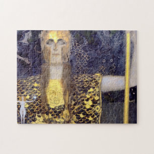 Gustav Klimts berühmtes Bild von Pallas Athena Puzzle