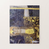 Gustav Klimts berühmtes Bild von Pallas Athena Puzzle (Vertikal)